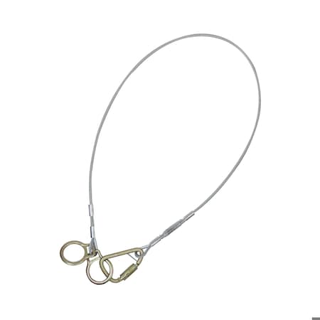 Falltech 6 ft CABLE CARABINER SLING ANCHOR 84202D